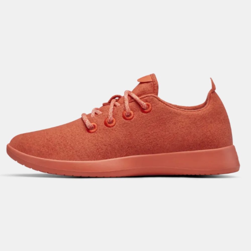 Allbirds Wool Runners Sneakers in 'Kea Red'/Orange Men's Size 11 - Picture 2 of 2